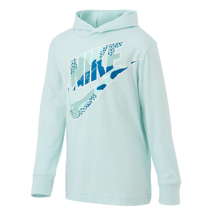 Nike Kids Sportswear Club Camo Jersey Pullover Hoodie Background Image