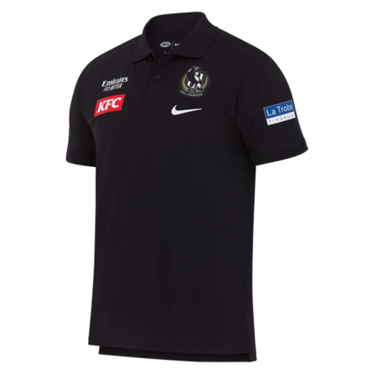 Collingwood Magpies 2024 Mens Dri-FIT Polo Background Image