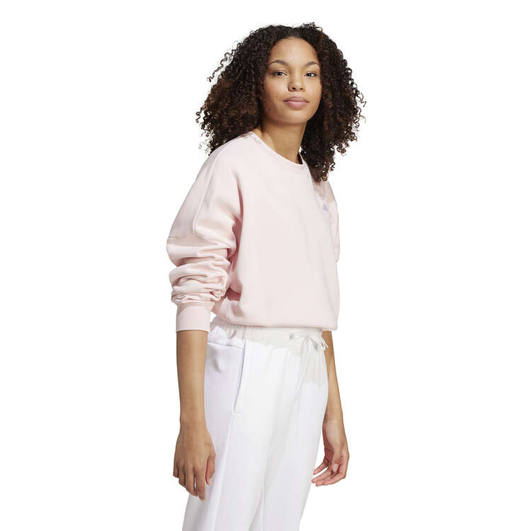 adidas Womens Essentials Small Logo Feel Cozy Sweatshirt Background Image