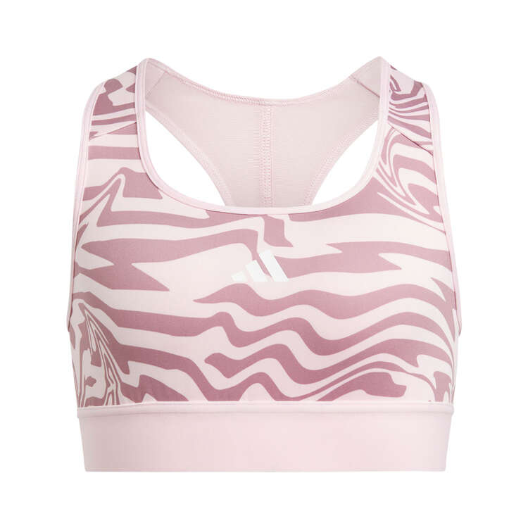 adidas Junior Power AEROREADY Printed Sports Bra Background Image