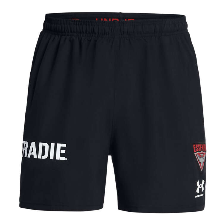 Essendon Bombers 2024 Mens 5-inch Training Shorts Background Image