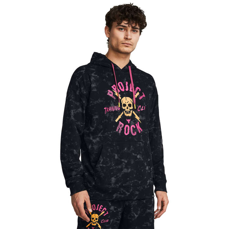 Under Armour Mens Project Rock Rival Hoodie Background Image
