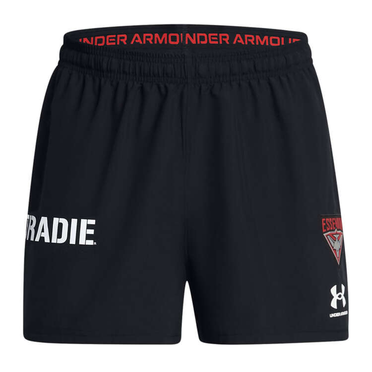 Essendon Bombers 2024 Mens 3-inch Training Shorts Background Image