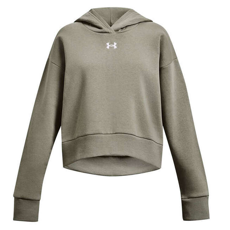 Under Armour Kids Rival Fleece Crop Pullover Hoodie Background Image