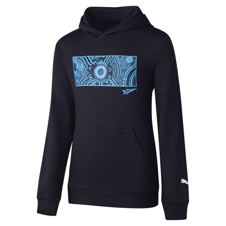 NSW Blues State of Origin Kids Indigenous Hoodie Background Image