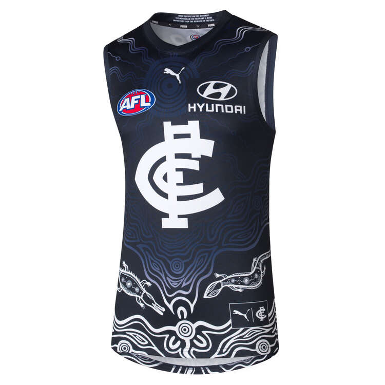 Carlton Blues Kids 2024 Indigenous Guernsey Background Image