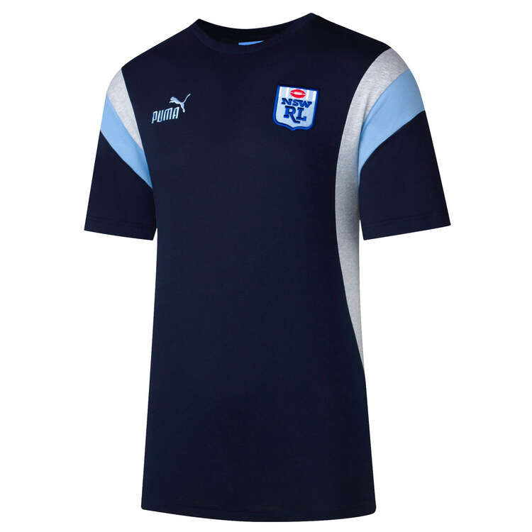 NSW Blues State of Origin 2024 Mens Heritage Tee Background Image