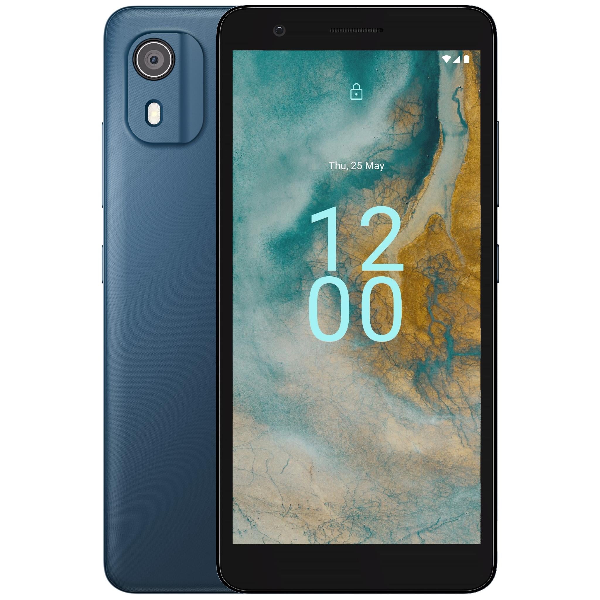 Nokia C02 4G 32GB (Dark Cyan) Background Image