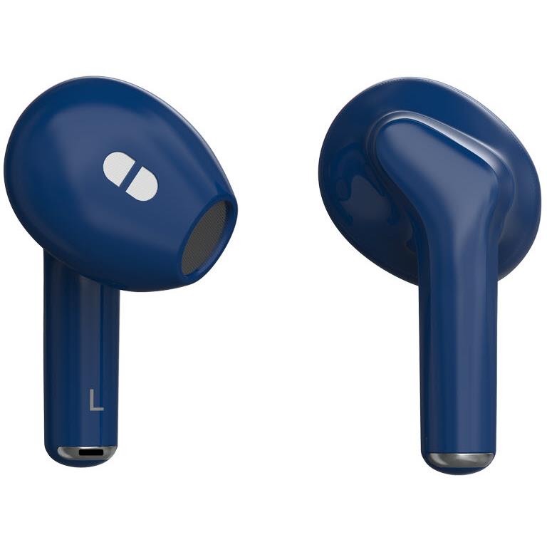 XCD True Wireless Stem Buds with USB-C Charging Case (Navy Blue) Background Image