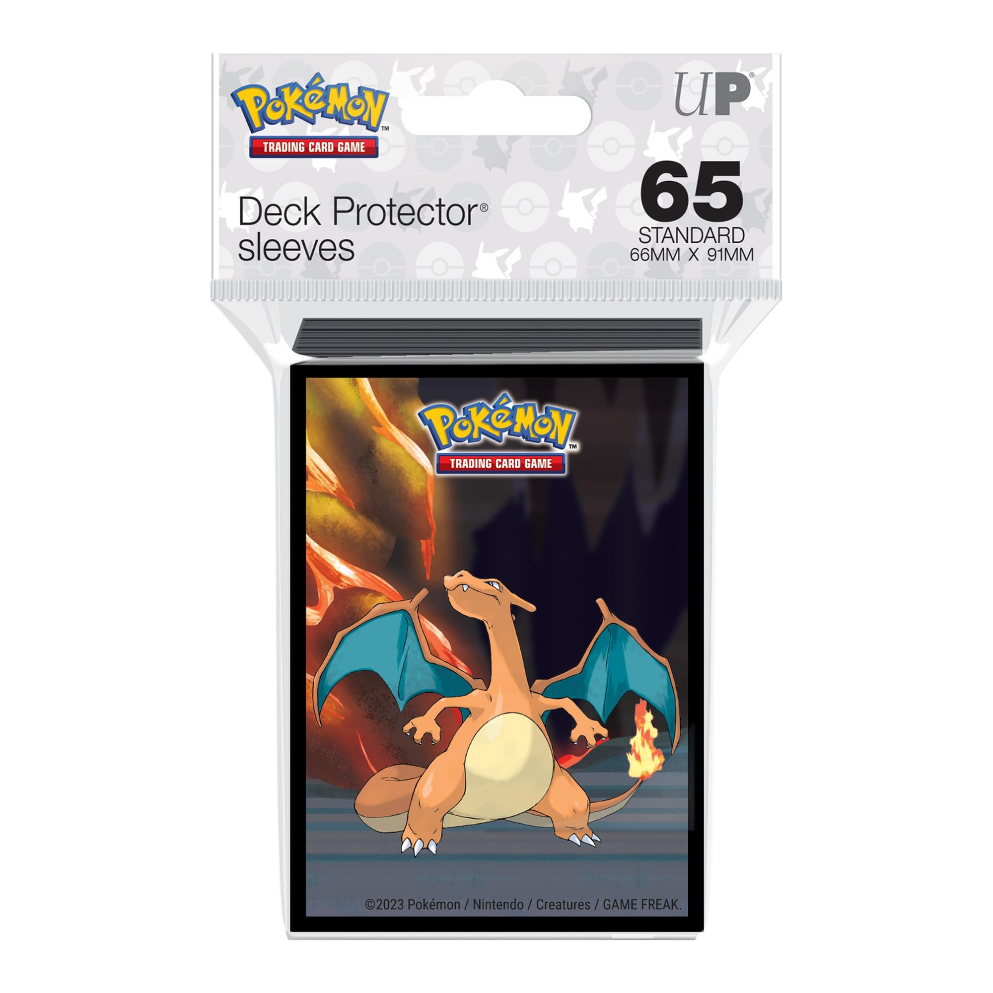 Pokemon Trading Card Game - Ultra Pro Deck Protector Sleeves 65ct Gallery Series Scorching Summit Background Image