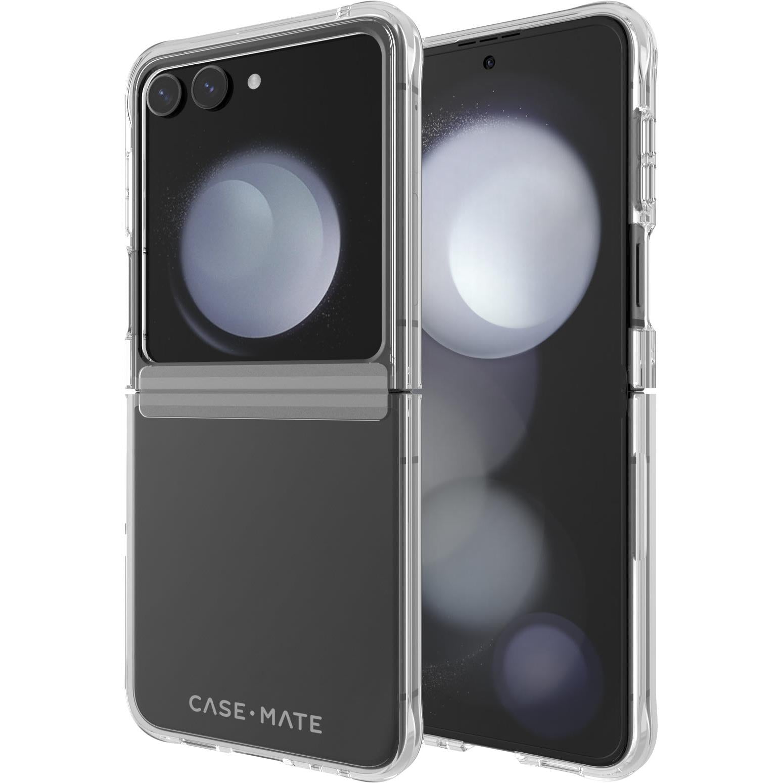 Case-Mate Tough Clear Plus Antimicrobial Case for Galaxy Z Flip5 (Clear) Background Image