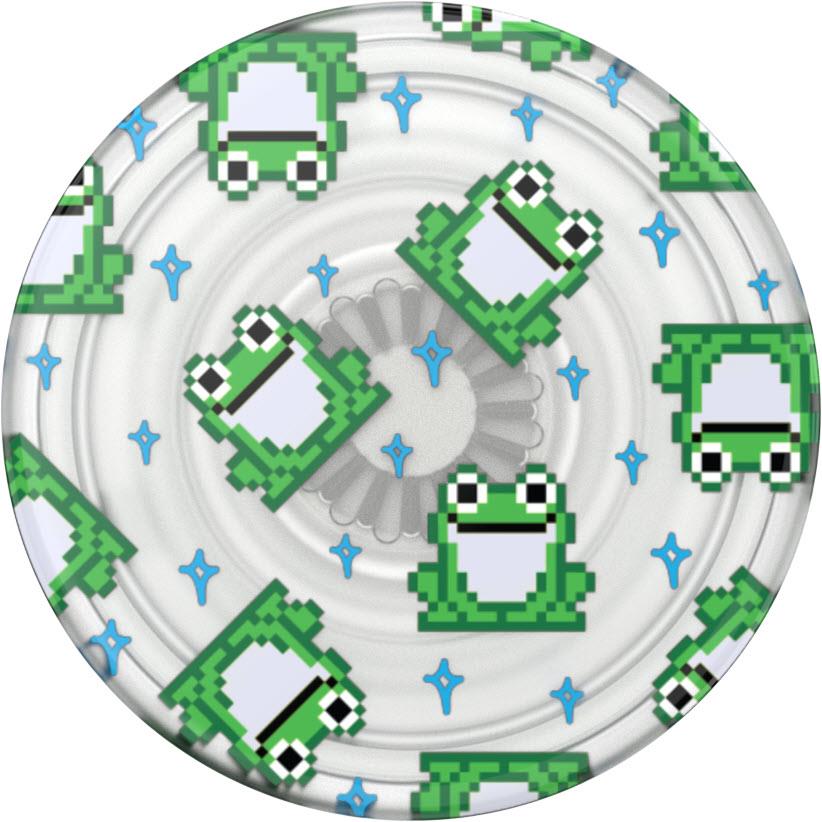 Popsockets PopGrip Plant Gen 2 (Translucent 8 Bit Frogs) Background Image