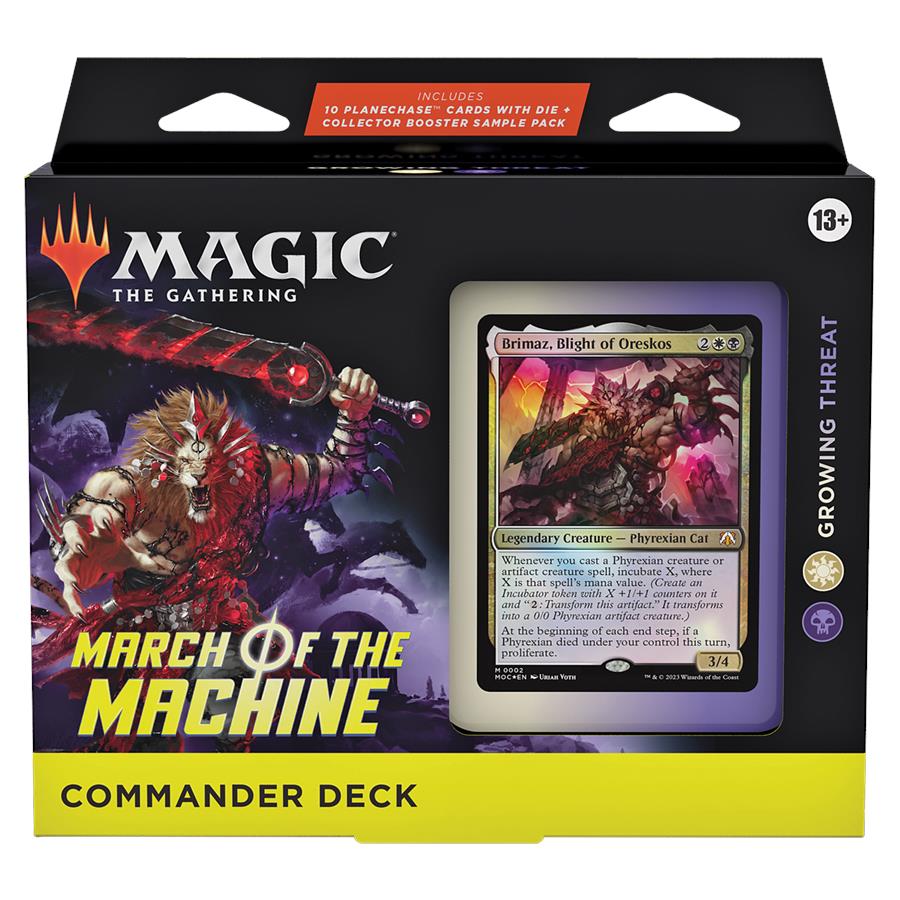 Magic The Gathering Trading Card Game - March Of The Machine - Commander Decks Background Image