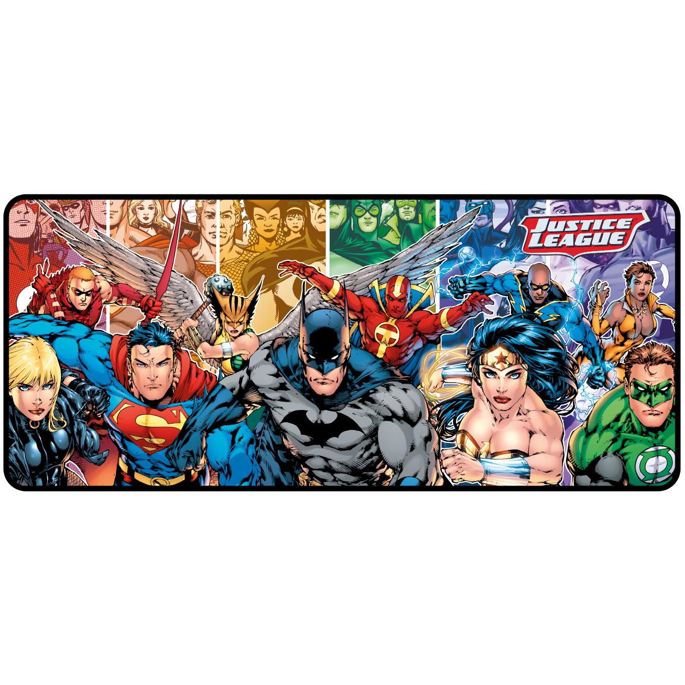 DC - Justice League XXL Gaming Mat Background Image