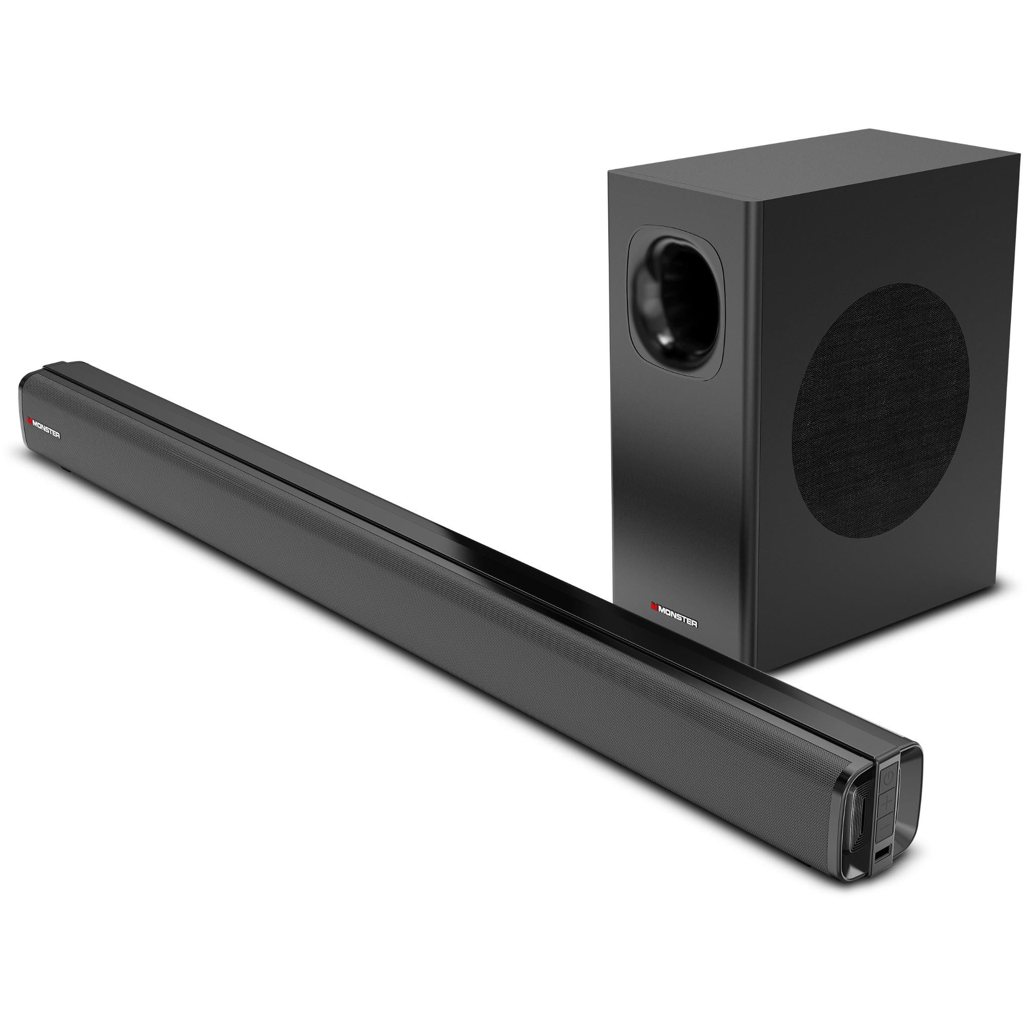 Monster MT-SB21 2.1 Channel Soundbar with Wireless Sub Background Image