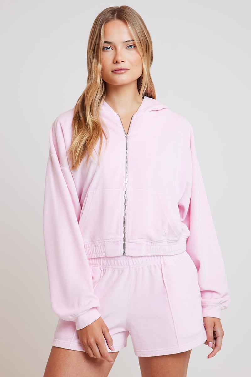 Stylerunner Posh Velour Hoodie Background Image