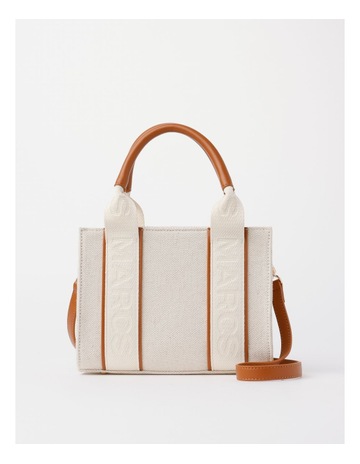 Barbados Mini Tote Bag in Natural Background Image