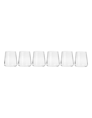 Avant Garde Tumbler Set Gift Boxed 6 Piece 380ml in Clear Background Image