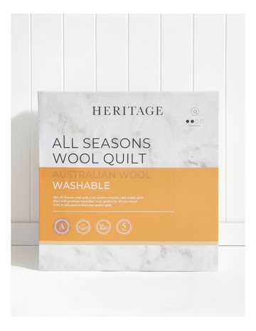 All Seasons Wool Quilt in White Background Image