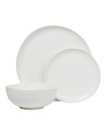 Shell New Bone China 12 Piece Dinner Set in White Background Image
