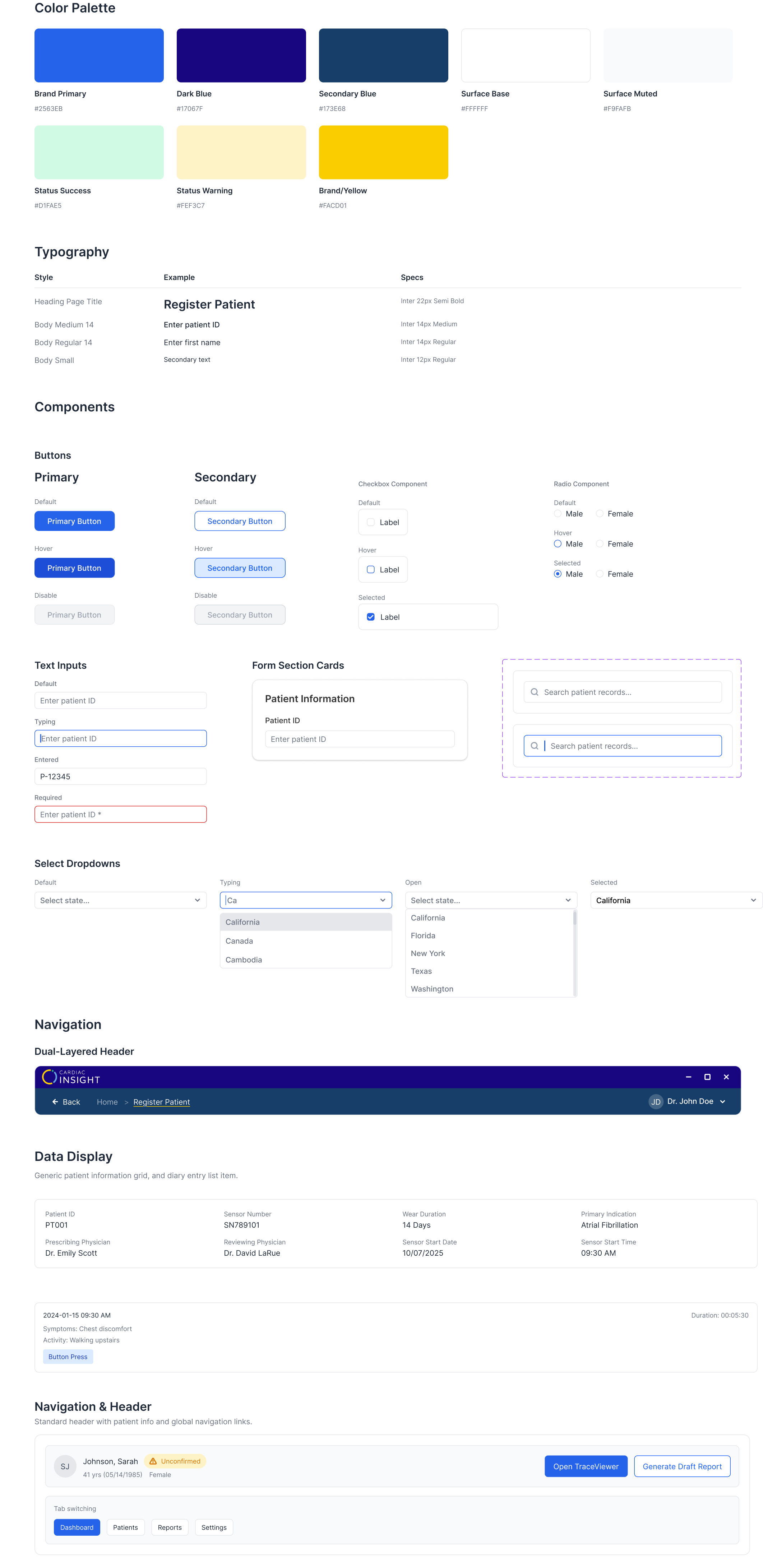 Master Component Library