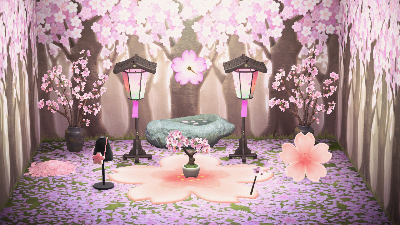 Cherry Blossom DIY Collection in Animal Crossing New Horizons