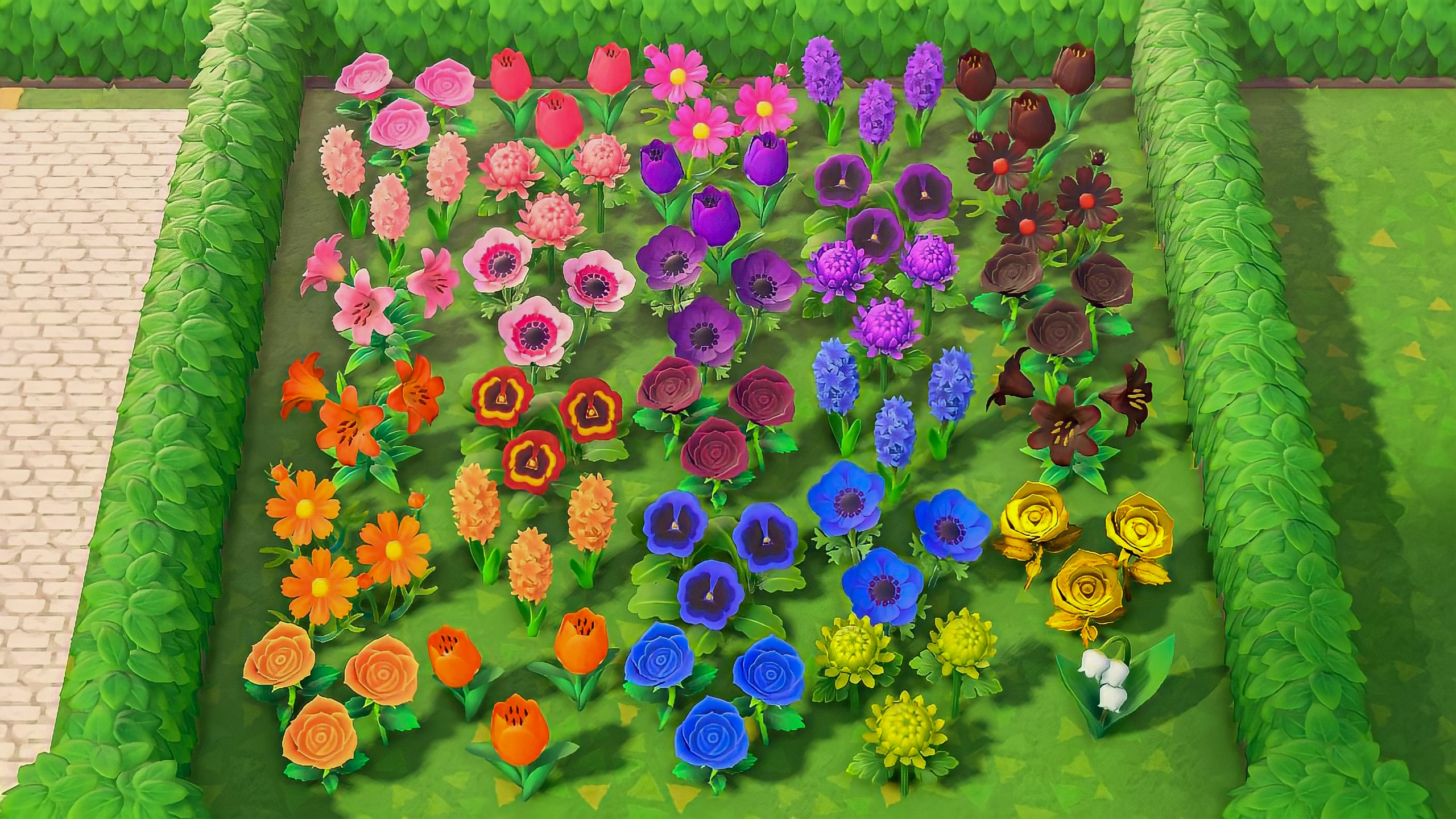 Hybrid Flower Set in Animal Crossing New Horizons