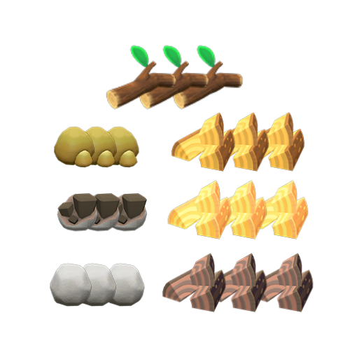 Basic Material Set in Animal Crossing New Horizons