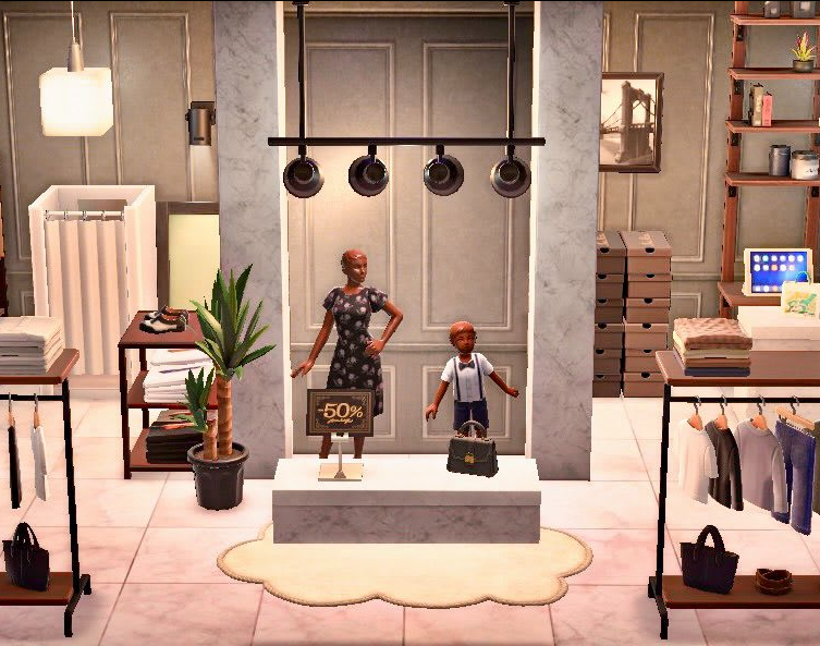 Apparel Shop IDEA For ACNH Happy Home Paradise Bridal Shop Speed Build