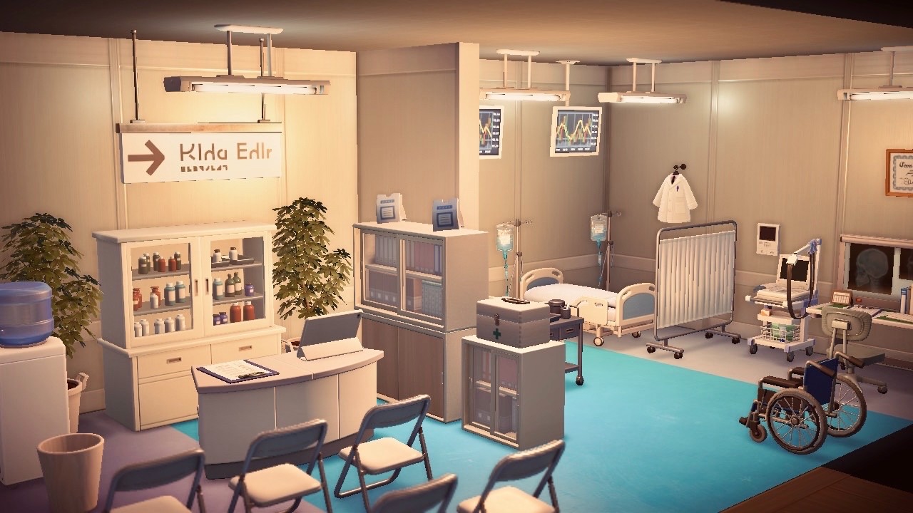 Hospital Room Collection in Animal Crossing New Horizons