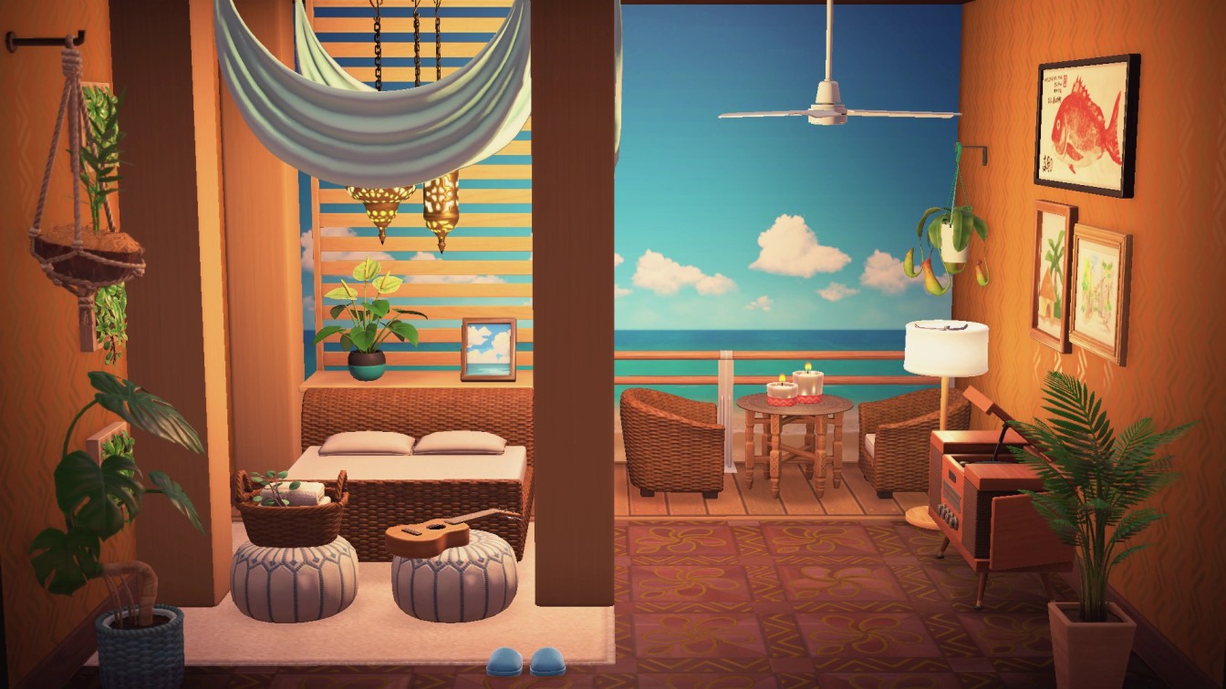 Tropical Bedroom Collection in Animal Crossing New Horizons