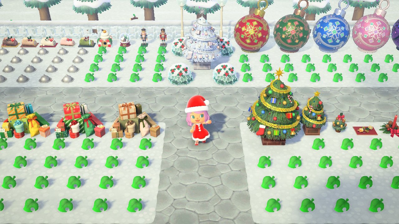 Winter Christmas Treasure Island in Animal Crossing New Horizons