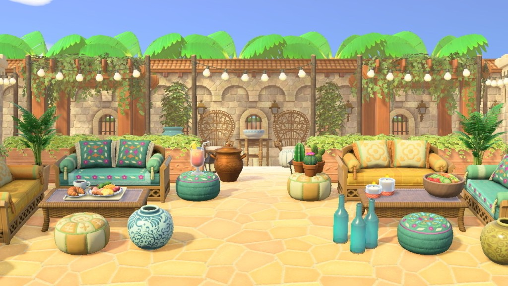 Moroccan Patio Collection in Animal Crossing New Horizons