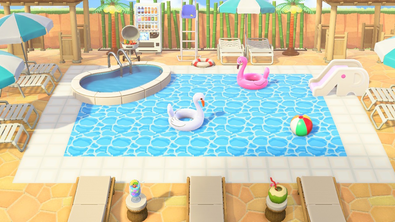 Outdoor Pool Collection in Animal Crossing New Horizons