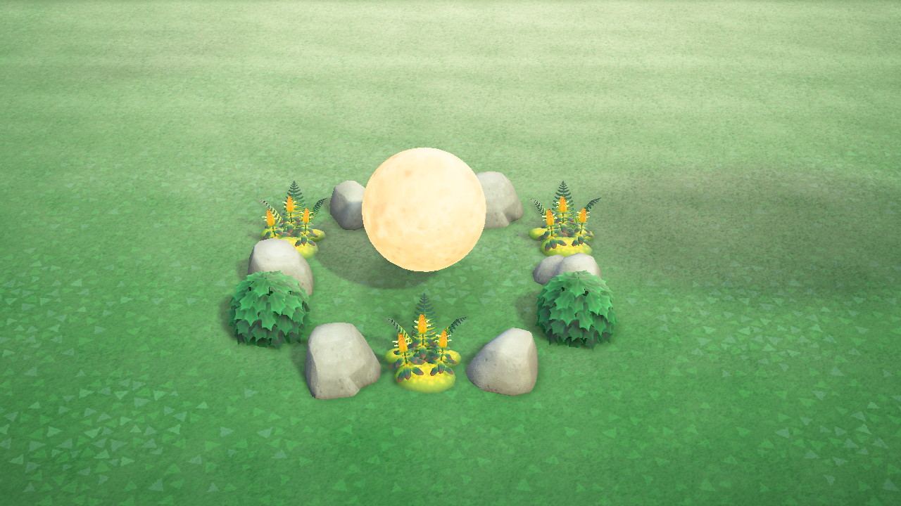 Moon Rock Garden in Animal Crossing New Horizons