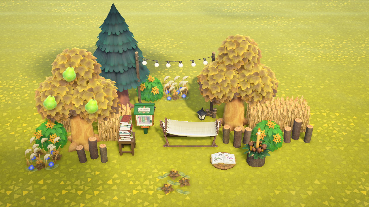 Fall Reading Area Collection in Animal Crossing New Horizons