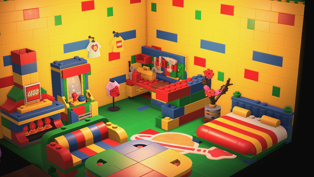 Lego Collection in Animal Crossing New Horizons