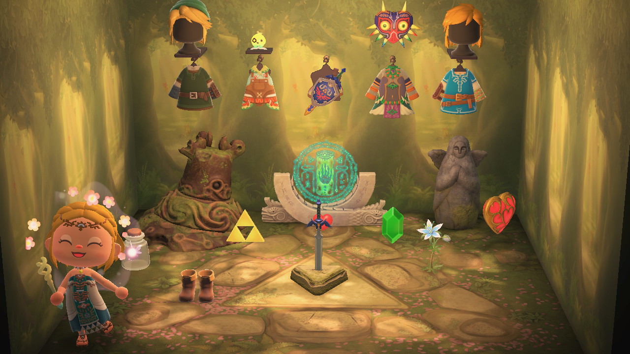 Zelda Collection in Animal Crossing New Horizons