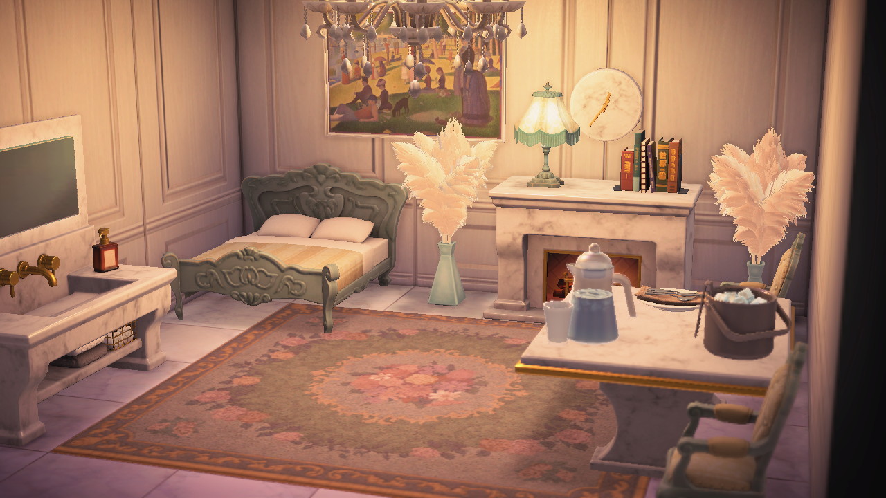 Elegant Hotel Room Collection in Animal Crossing New Horizons