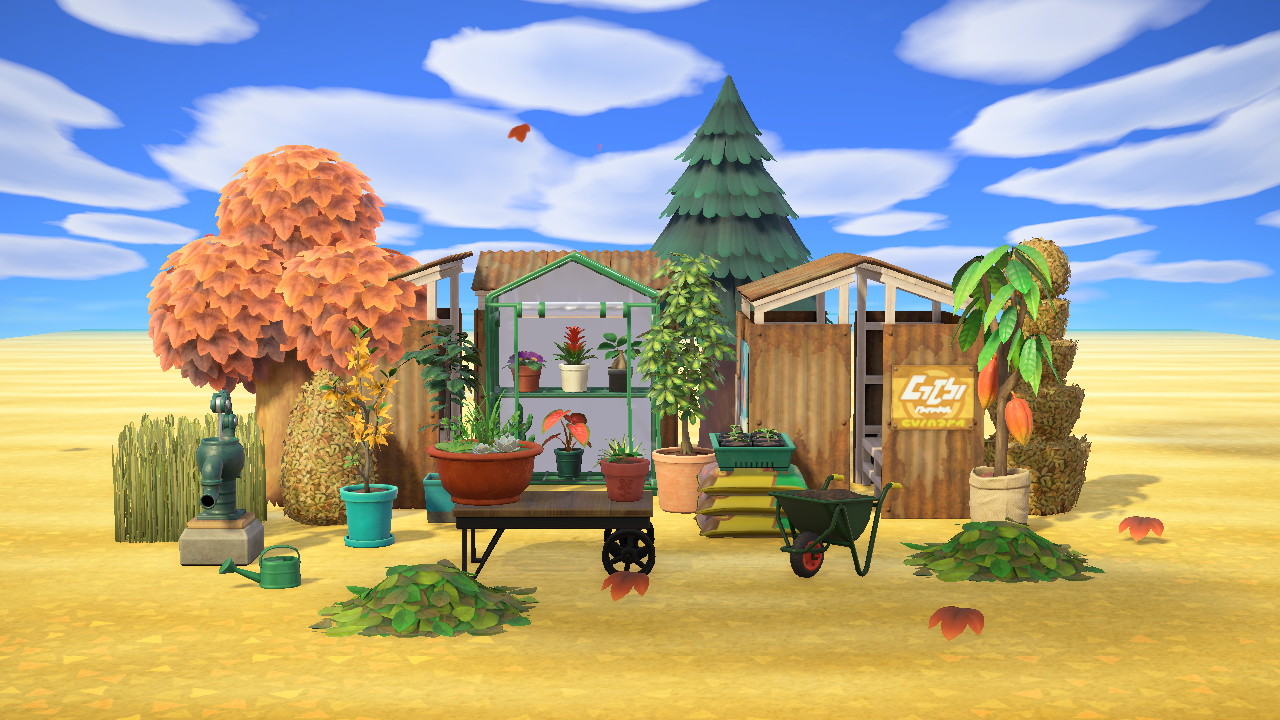 Cozy Fall Garden Center in Animal Crossing New Horizons