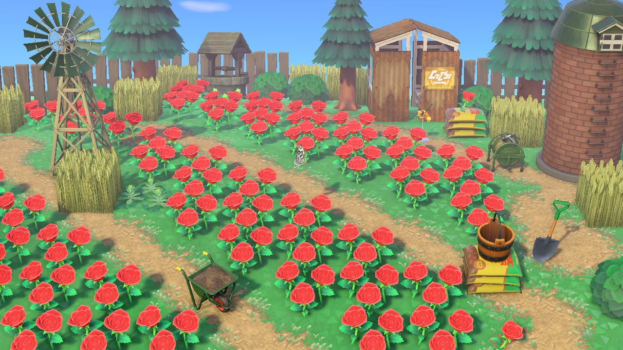 Valentine Rose Farm in Animal Crossing New Horizons