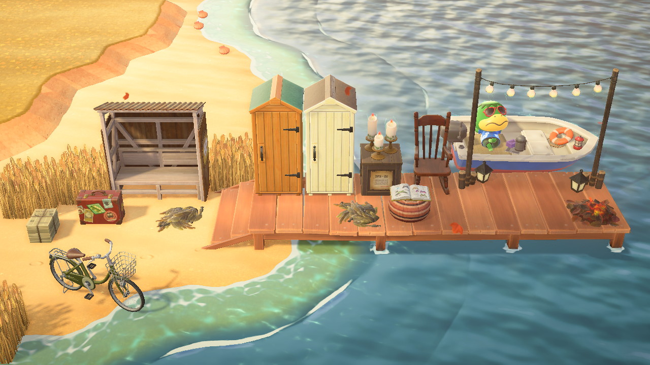 Cozy Fall Pier in Animal Crossing New Horizons