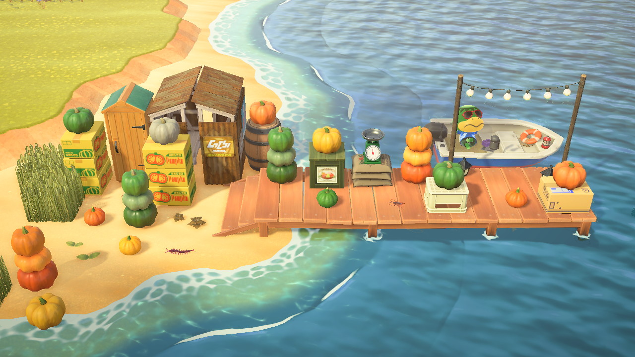 Pumpkin Pier in Animal Crossing New Horizons