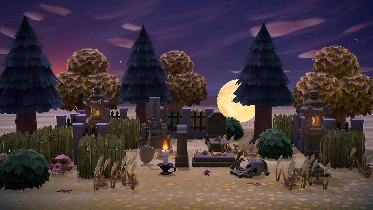 Abandoned Graveyard in Animal Crossing New Horizons