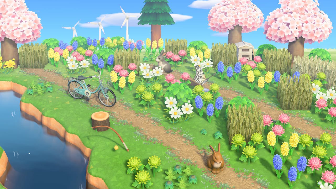 Spring Riverside Walk in Animal Crossing New Horizons
