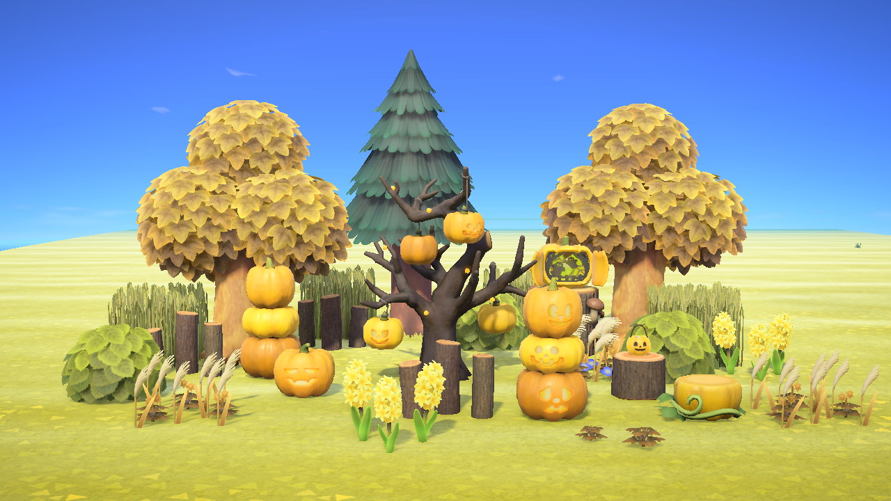 Spooky Tree Garden in Animal Crossing New Horizons