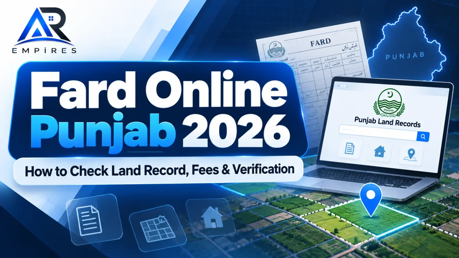 Fard online Punjab land record verification through PLRA in 2026