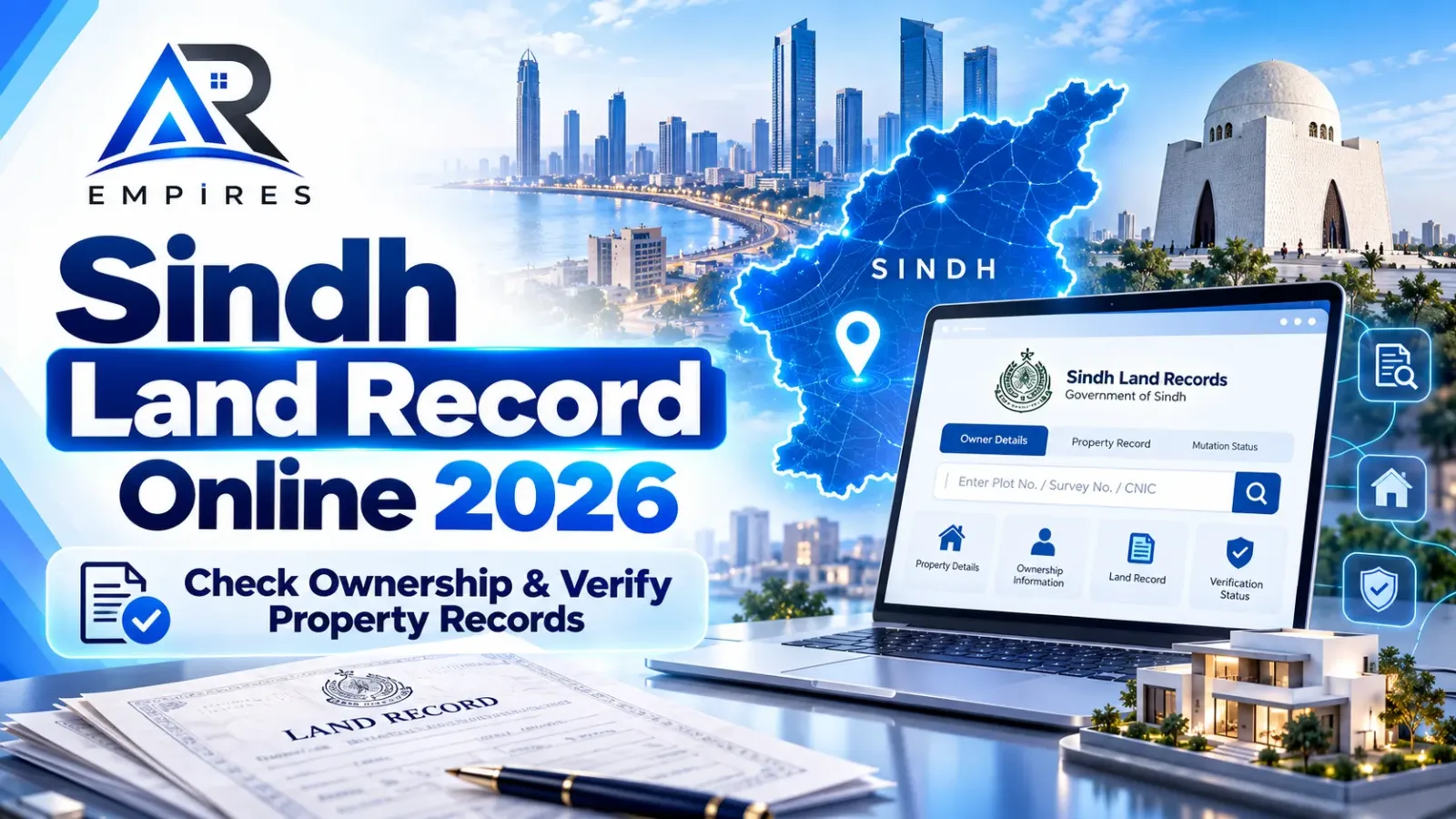 Sindh Land Record Online 2026 - Check Ownership & Verify Property Records