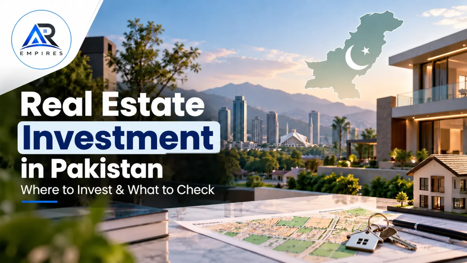 Real estate investment in Pakistan 2026 comparison of cities, residential plots, apartments and property risks