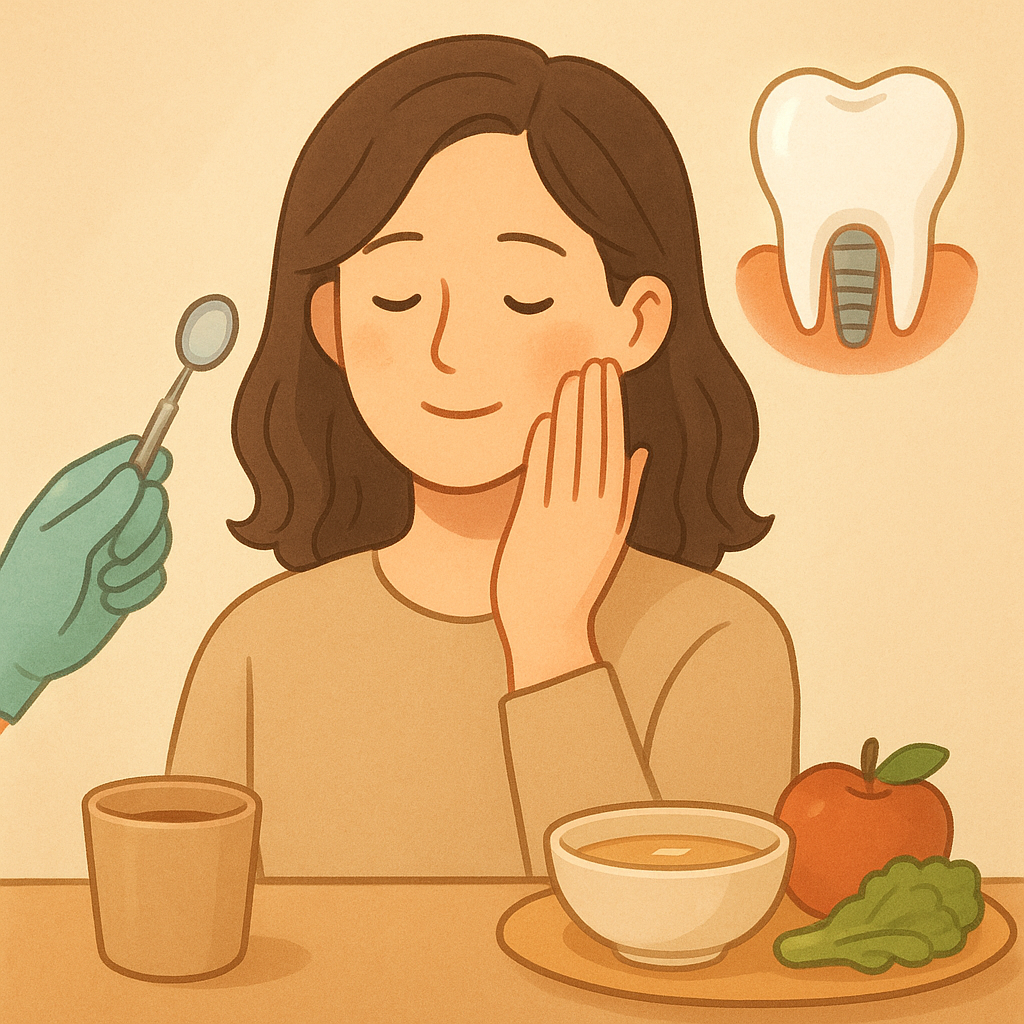 임플란트 수술 후 관리 주의사항 7가지: 지혈·음식·구강청결 핵심 팁